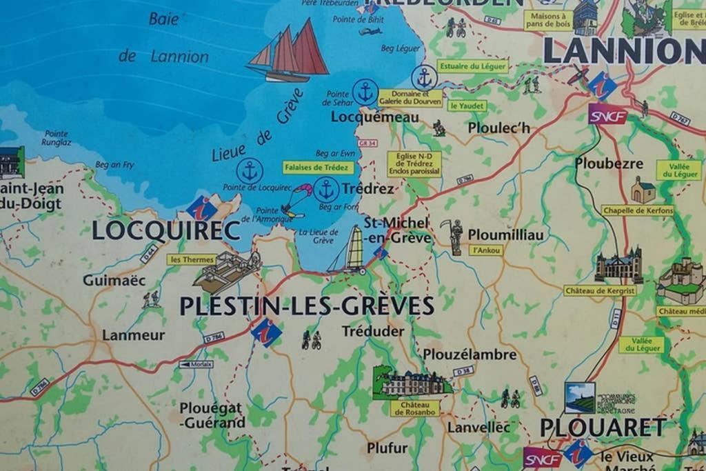 Gite 3 Personnes, Possibilite Table D'Hotes Le Soir Treduder Eksteriør billede